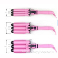 Three Barrel Ceramic Ionic Display Hair Curling Iron